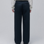 Two Tuck Wide Chino Pants [Navy]