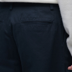 Two Tuck Wide Chino Pants [Navy]
