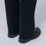 Two Tuck Wide Chino Pants [Navy]