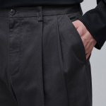 Two Tuck Wide Chino Pants [Dark Gray]