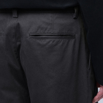 Two Tuck Wide Chino Pants [Dark Gray]