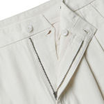 Two Tuck Wide Chino Pants [Cream]