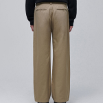 Two Tuck Wide Chino Pants [Beige]