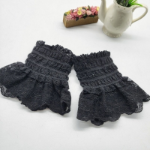 Женские Полурукавники с Цветочным Кружевом и Имитированным Воротничком — утончённый акцент и защита от солнца