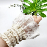 Женские Полурукавники с Цветочным Кружевом и Имитированным Воротничком — утончённый акцент и защита от солнца