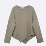 Свободный размер-Хаки-Свитшоты