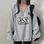 Свободный размер-Серый-Свитшоты