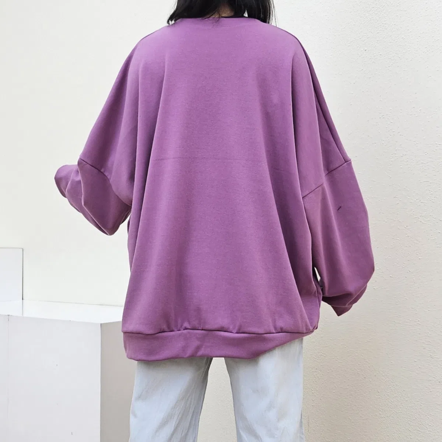 Loose Fit Daisy Oversized Sweatshirt