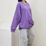 Loose Fit Happen Oversized Sweatshirt