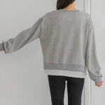 Loose Fit Layered Sweatshirt T-shirt