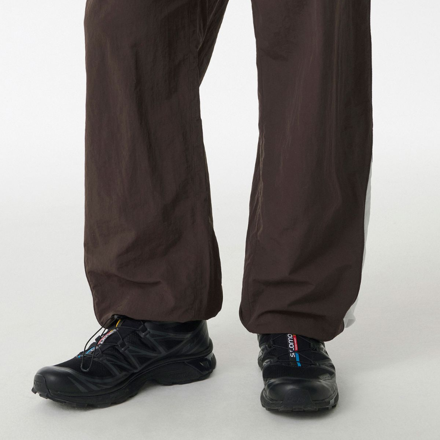 Wide Retro Track Pants [Brown]