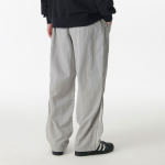 Wide Retro Track Pants [Light Grey]