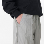 Wide Retro Track Pants [Light Grey]