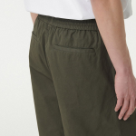 Cotton One-Tuck Wide Banding Shorts [Khaki]