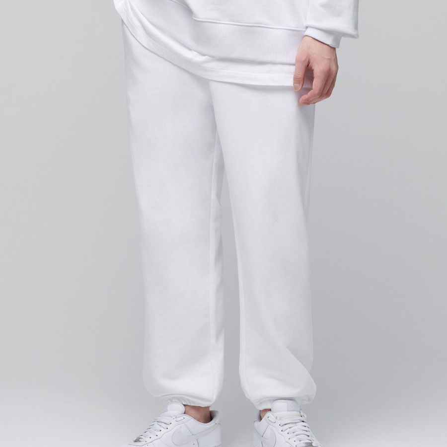 [Green] Recycle Sweat Pants [White]