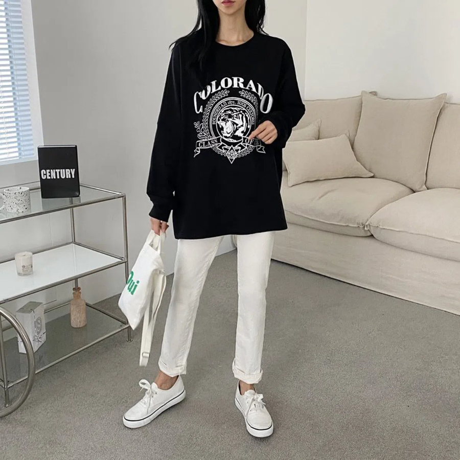 Total Korea Big Size Marathon Casual Sweatshirt