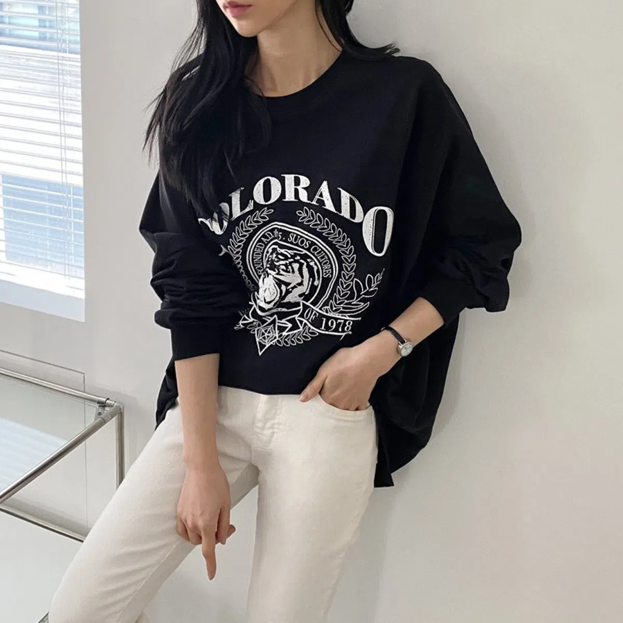 Total Korea Big Size Marathon Casual Sweatshirt