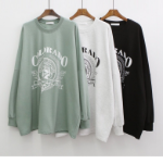 Свободный размер-Белый-Свитшоты