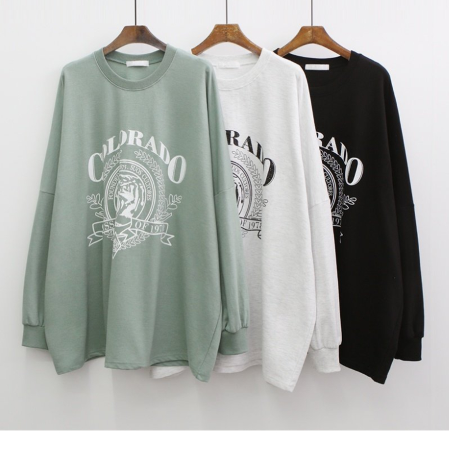 Total Korea Big Size Marathon Casual Sweatshirt