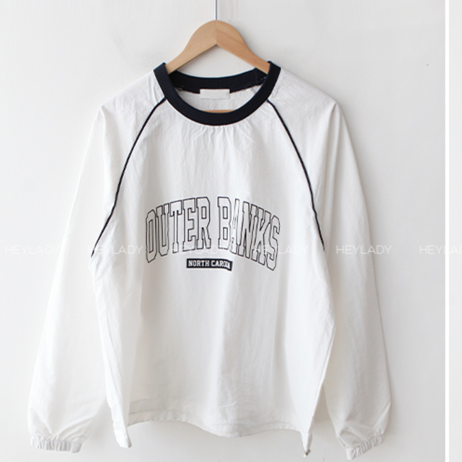 Casat Nylon Lettering Sweatshirt
