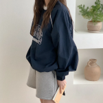 Casat Nylon Lettering Sweatshirt