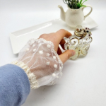 Женские Полурукавники с Гороховым Кружевом, Манжетами и Фальш-воротничком — стильная защита и винтажный шарм