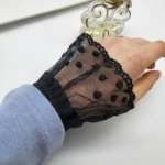 Женские Полурукавники с Гороховым Кружевом, Манжетами и Фальш-воротничком — стильная защита и винтажный шарм