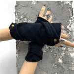 Женские Полуперчатки с Декоративной Пуговицей — уютный акцент для прохладной погоды