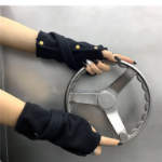 Женские Полуперчатки с Декоративной Пуговицей — уютный акцент для прохладной погоды