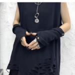 Женские Полуперчатки с Декоративной Пуговицей — уютный акцент для прохладной погоды