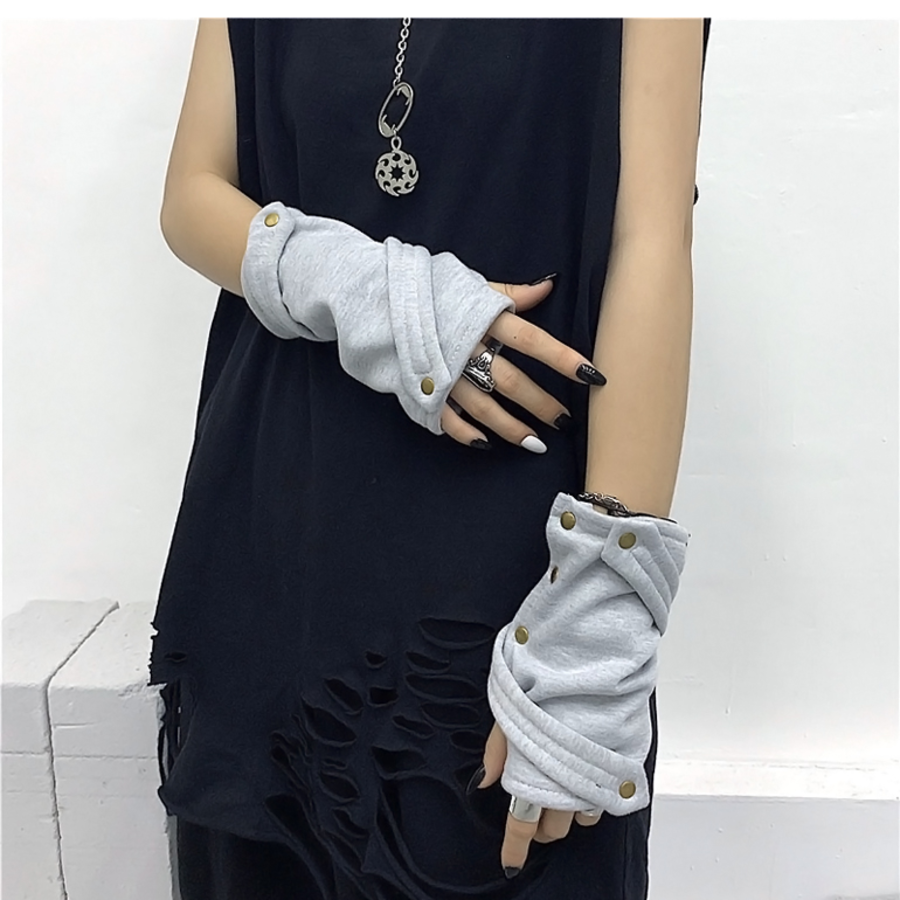 Женские Полуперчатки с Декоративной Пуговицей — уютный акцент для прохладной погоды