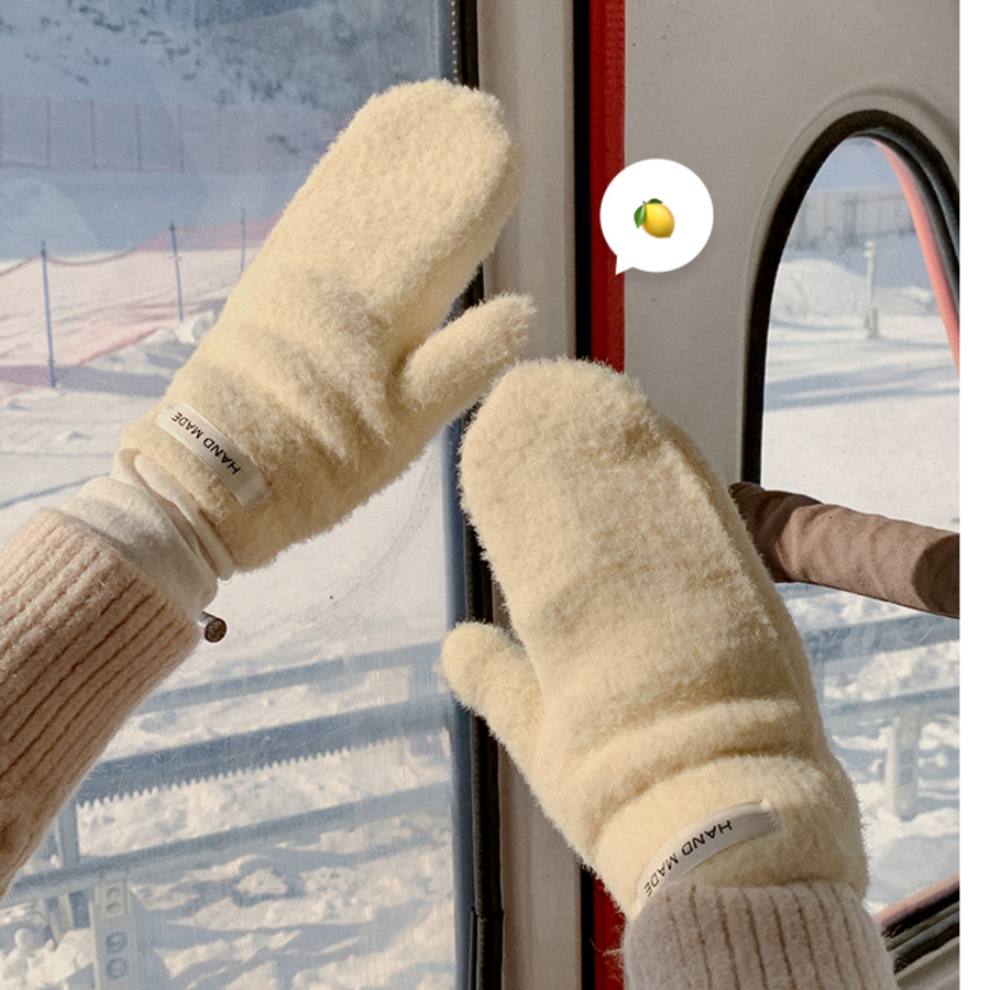 Женские Варежки Candy Handmade из Мягкого Флиса — уют и пастельный шарм для зимы