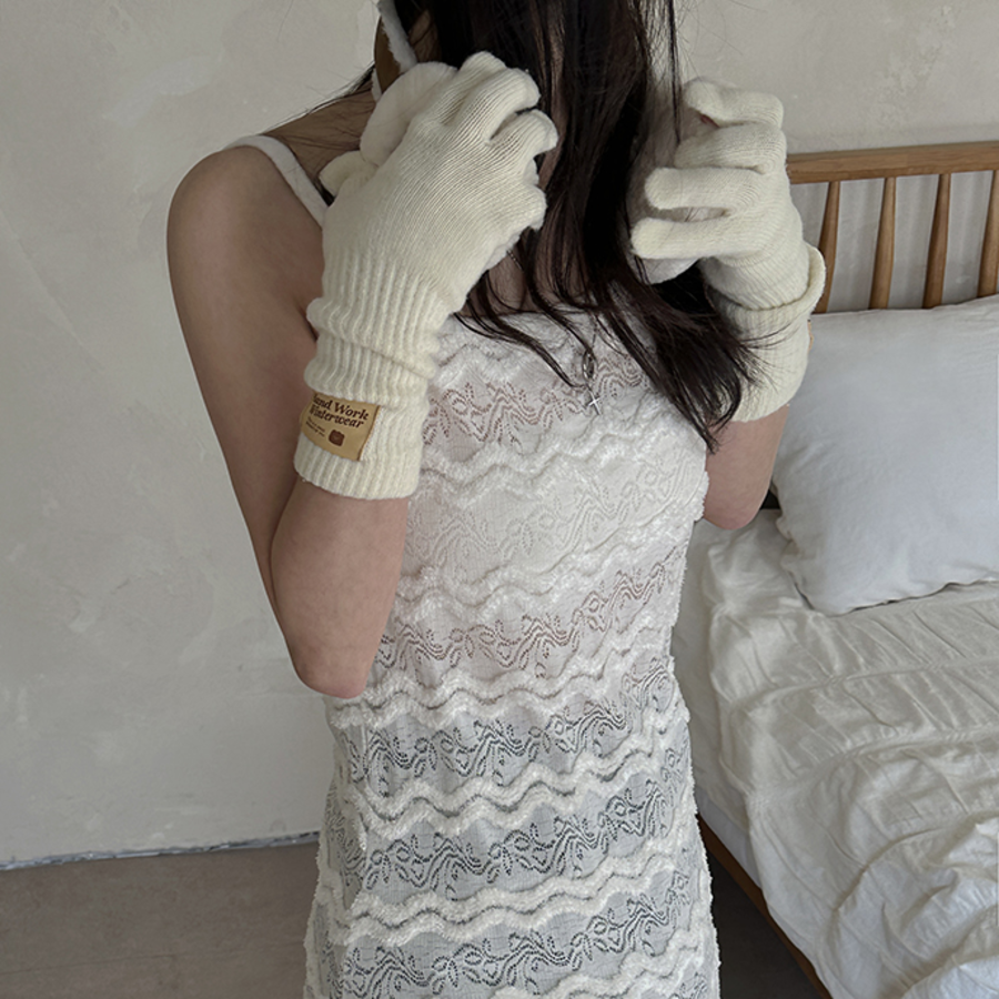 Унисекс Длинные Вязаные Перчатки Snow с Открытыми Пальцами и Touch-функцией — тепло, стиль и удобство в одном аксессуаре