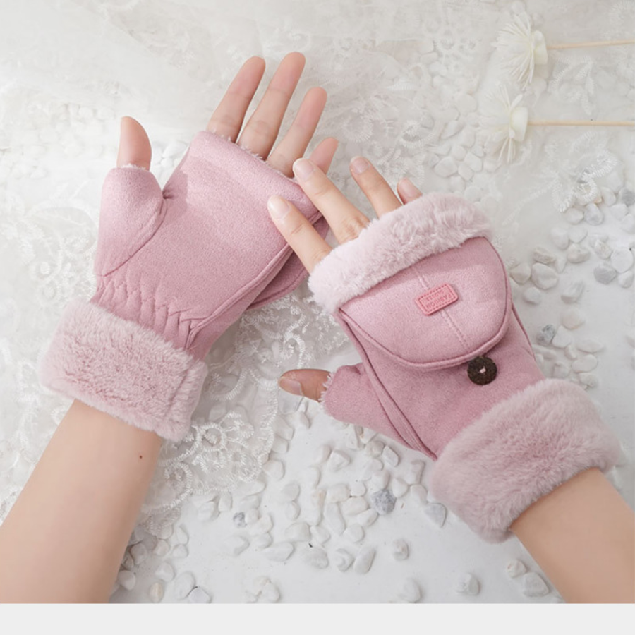 Женские Полуварежки из Сuэда с Меховой Отделкой — уют и стиль для холодного сезона