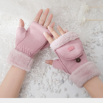 Женские Полуварежки из Сuэда с Меховой Отделкой — уют и стиль для холодного сезона