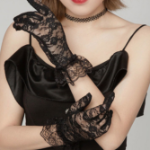 Женские Свадебные Кружевные Перчатки из Мягкой Сетки — нежность и элегантность в каждом движении