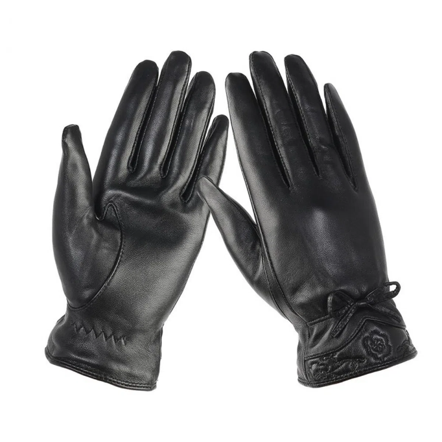 EVEROSE — женские зимние перчатки из овечьей кожи с сенсорной поддержкой