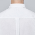Oversized Poplin Short Sleeve Shirt (White)