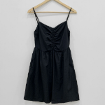 Мини-платье-бюстье с драпировкой и эффектом приталивания