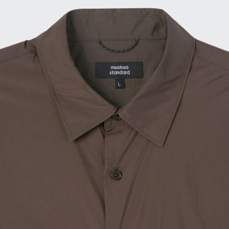 City Leisure Airweight Short Sleeve Shirt (Brown)