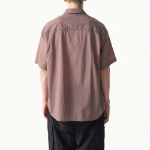 City Leisure Lightweight Nylon Oversized Short Sleeve Shirt (Smoke Pink)