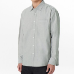 Relaxed Fit Oxford Shirt (Mint Gray)