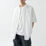 City Leisure CN Oversized Short Sleeve Shirt (White)
