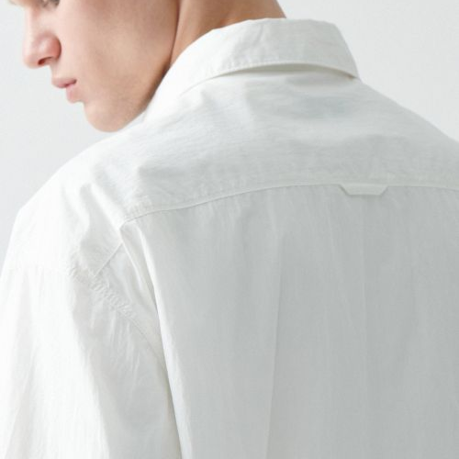 City Leisure CN Oversized Short Sleeve Shirt (White)