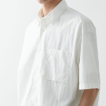 City Leisure CN Oversized Short Sleeve Shirt (White)