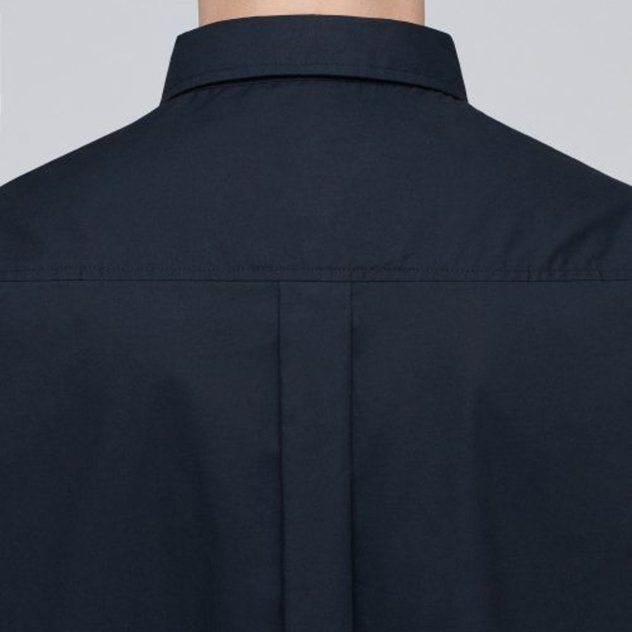 Oversized Poplin Shirt (Navy)