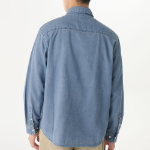 Relaxed Denim Shirt (Blue)