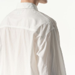 City Leisure Lightweight Nylon Oversized Shirt (White)