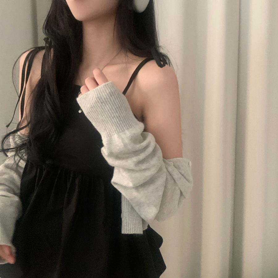 Heidi Corset Square-Neck Strap Ribbon Blouse