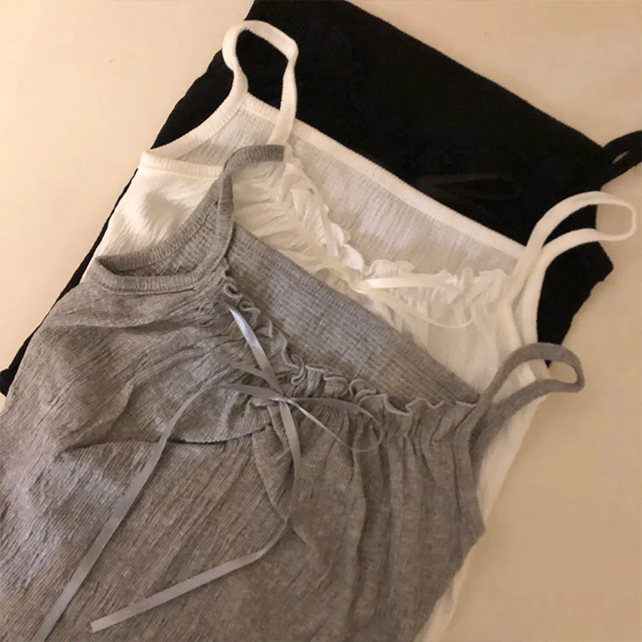 Liz Frill Ribbon Tank Top